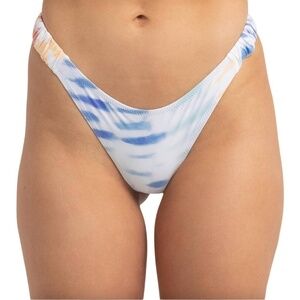 RIP CURL Cheeky Coverage Wipeout Bikini Bottom Swimsuit Short Tie Dye Surf XS-S